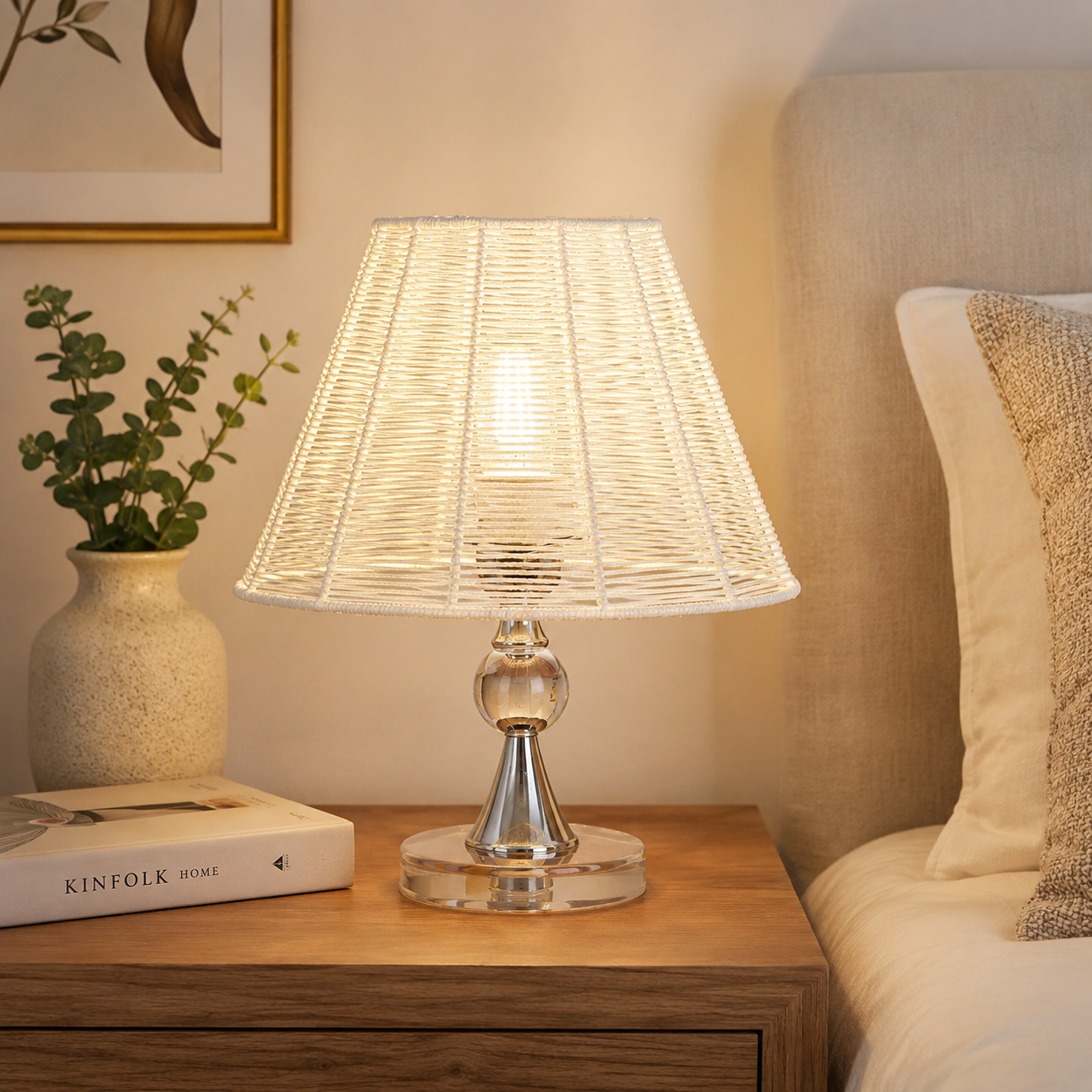 Makrami Boho Table Lamp -VL-TBS-877847 - Image 2