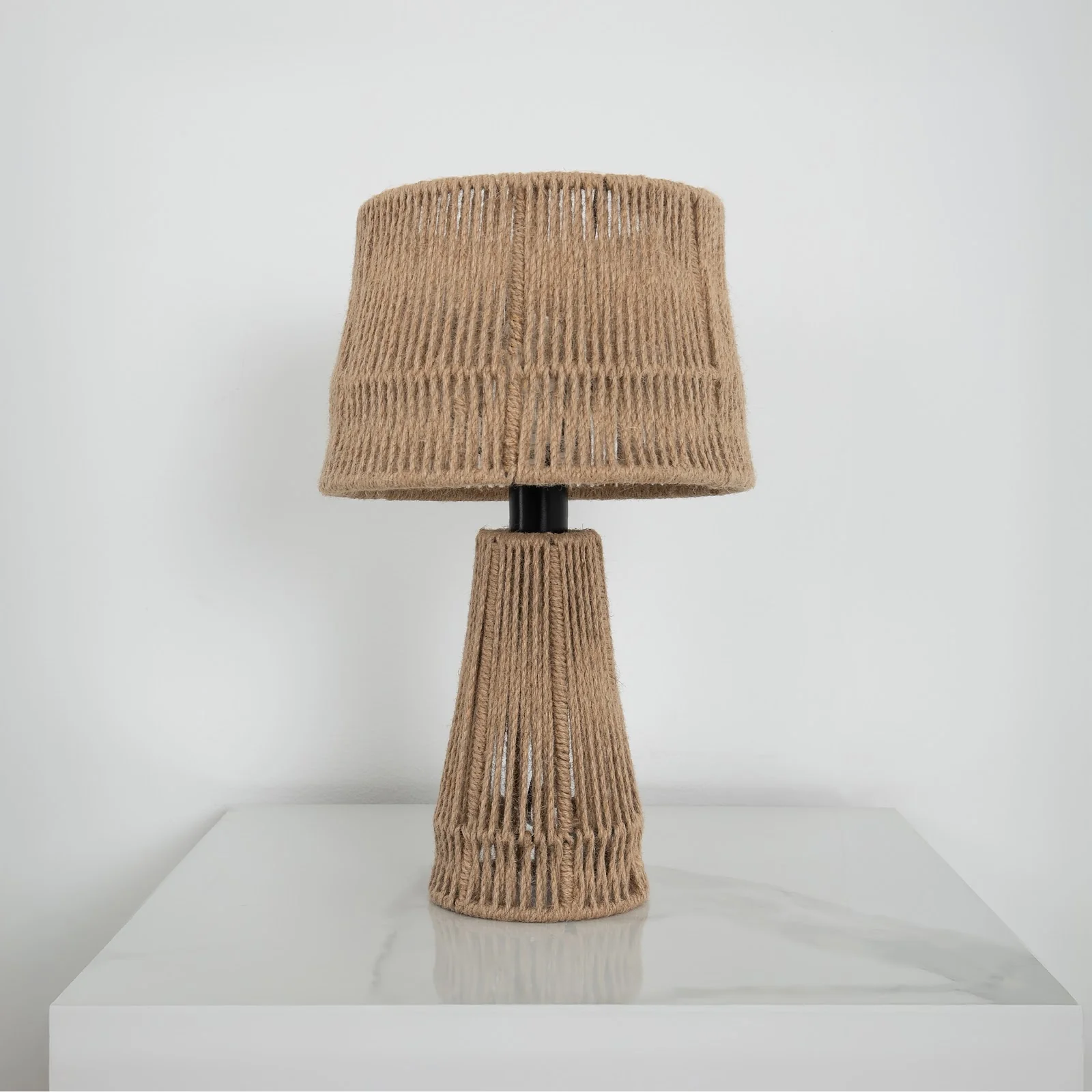 Burlap Boho Table Lamp -VL-TBS-887857