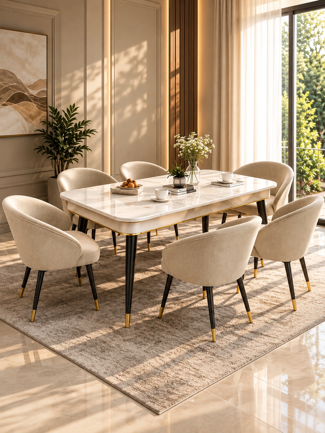 Contemporary Upholstered Dining Chair