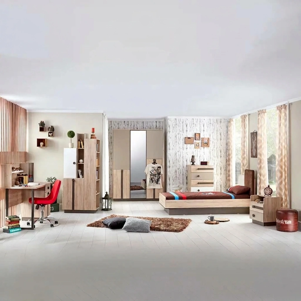 kids Bedroom - Grey & Orange