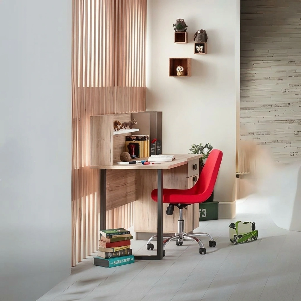 kids Bedroom - Grey & Orange - Image 5