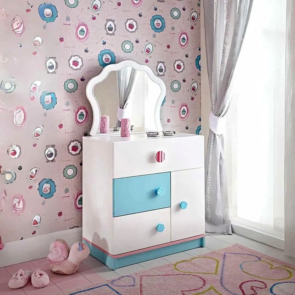 kids Bedroom - White & Pink - Image 4
