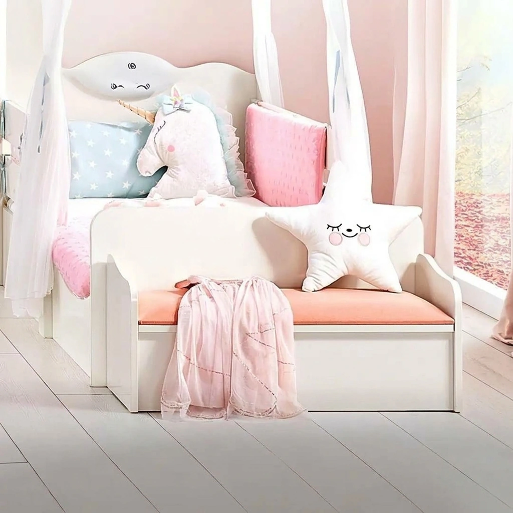 kids Bedroom - White & Pink - Image 2