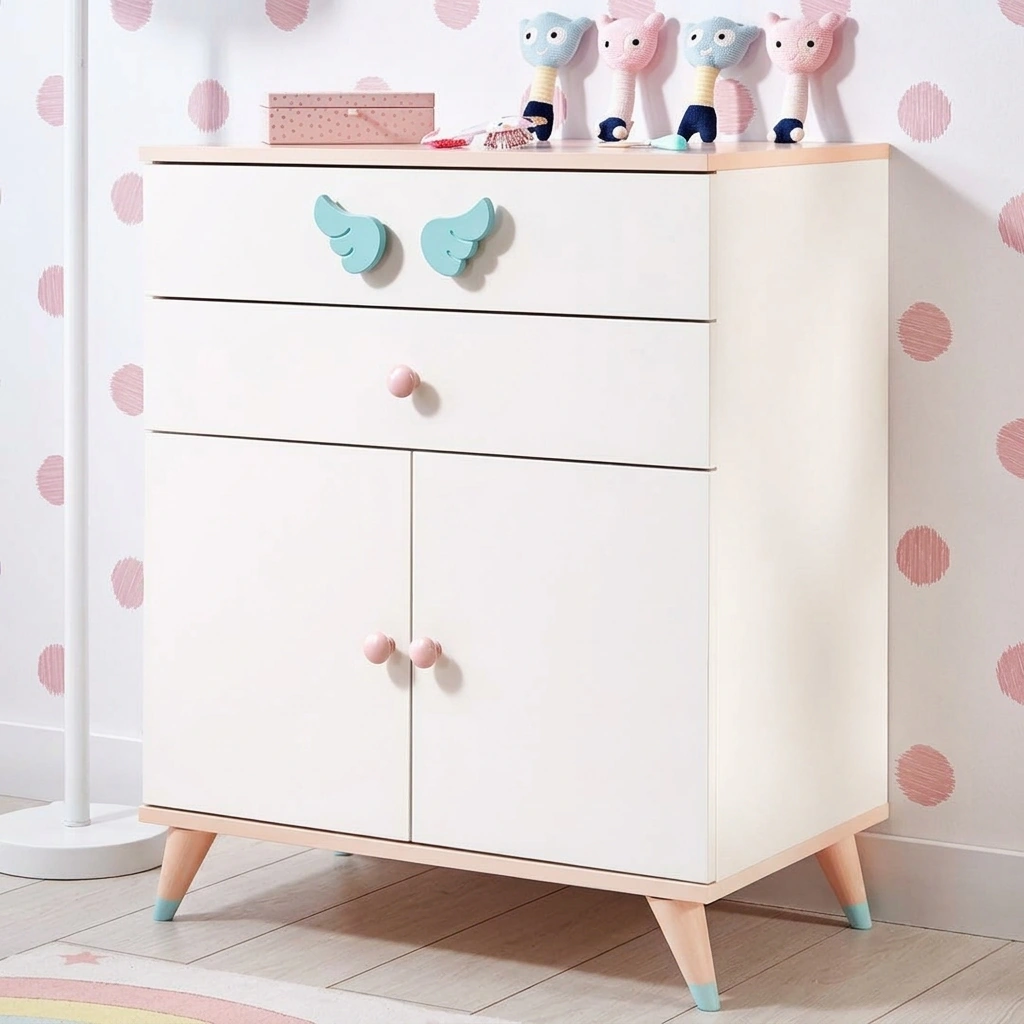 kids Bedroom - White & Pink - Image 4