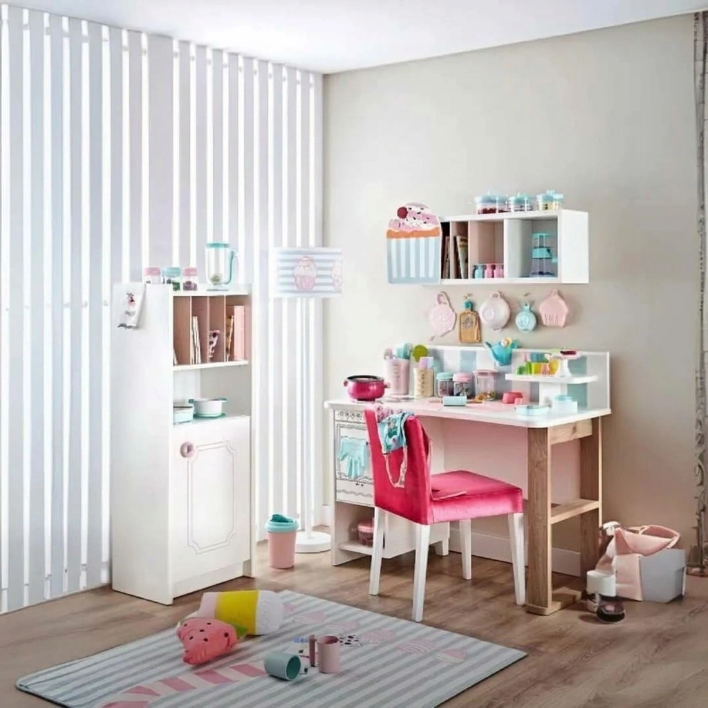 kids Bedroom - White & Pink - Image 3