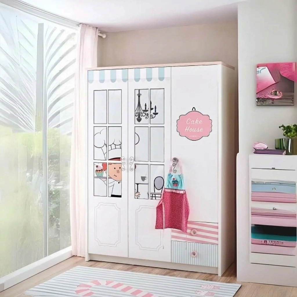kids Bedroom - White & Pink - Image 4