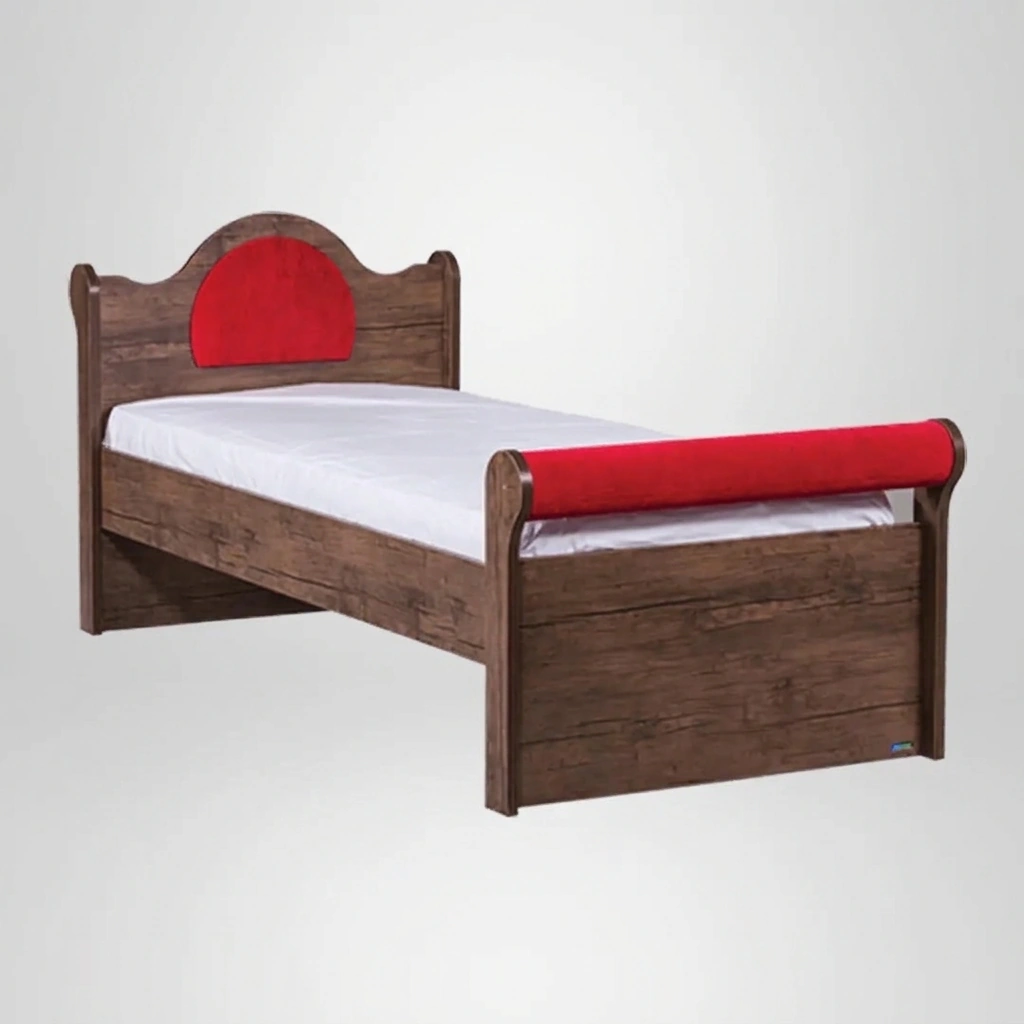 kids Bedroom - White, Red & Brown - Image 2