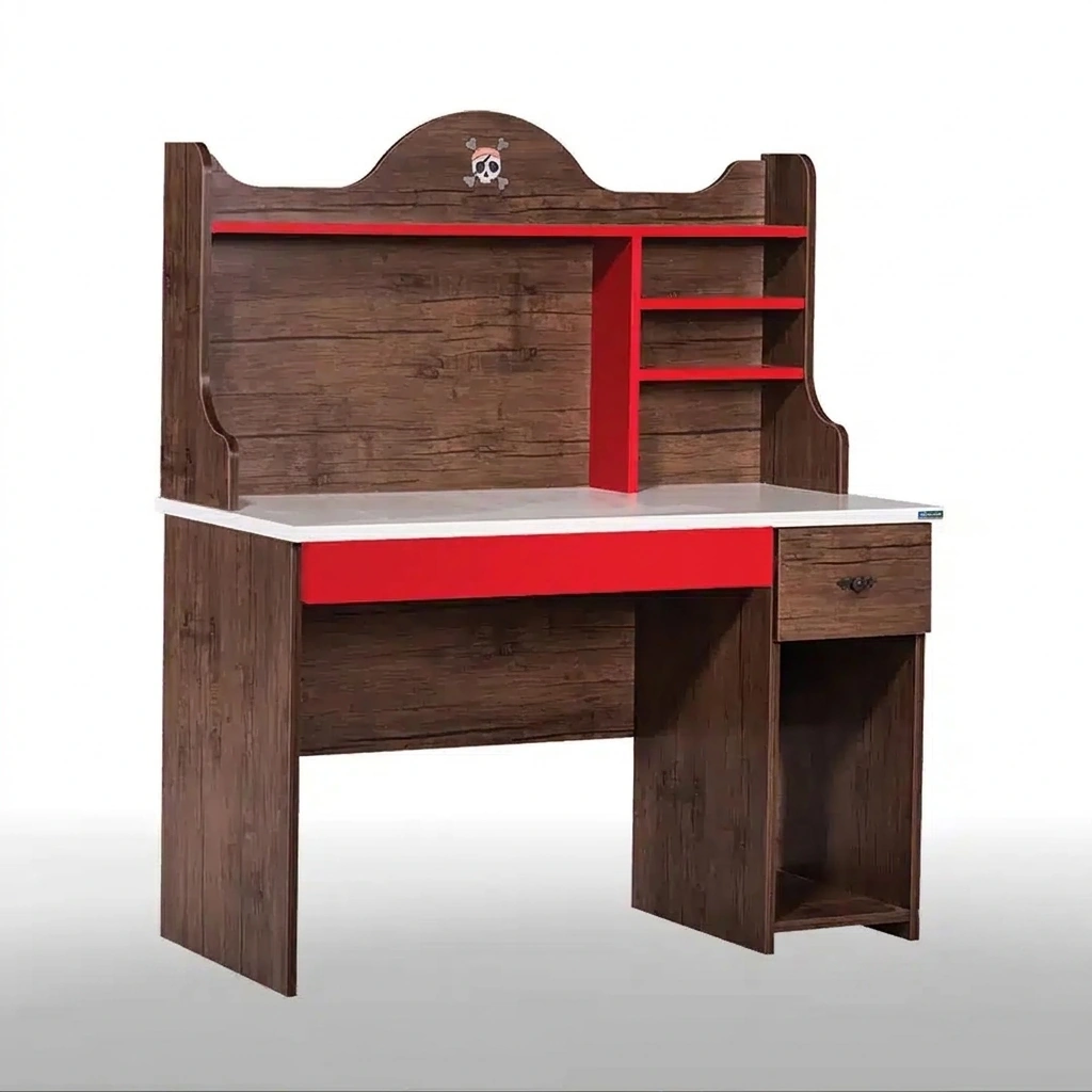 kids Bedroom - White, Red & Brown - Image 5