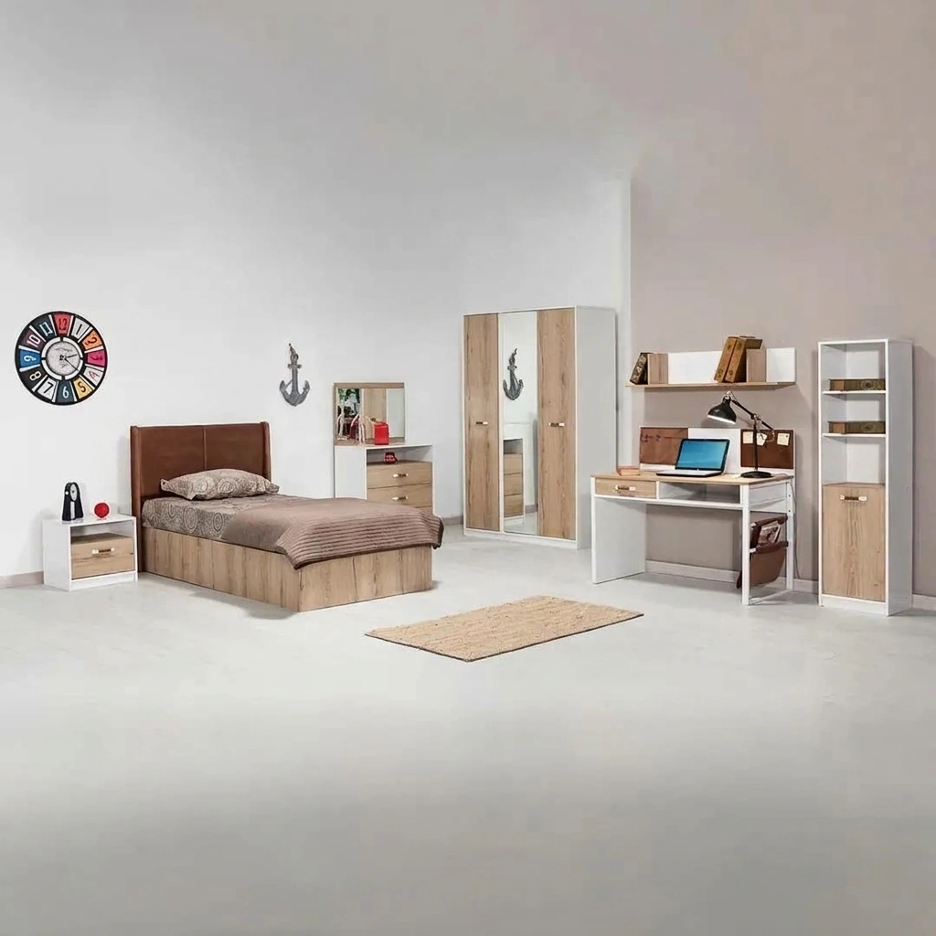 kids Bedroom - White & Beige