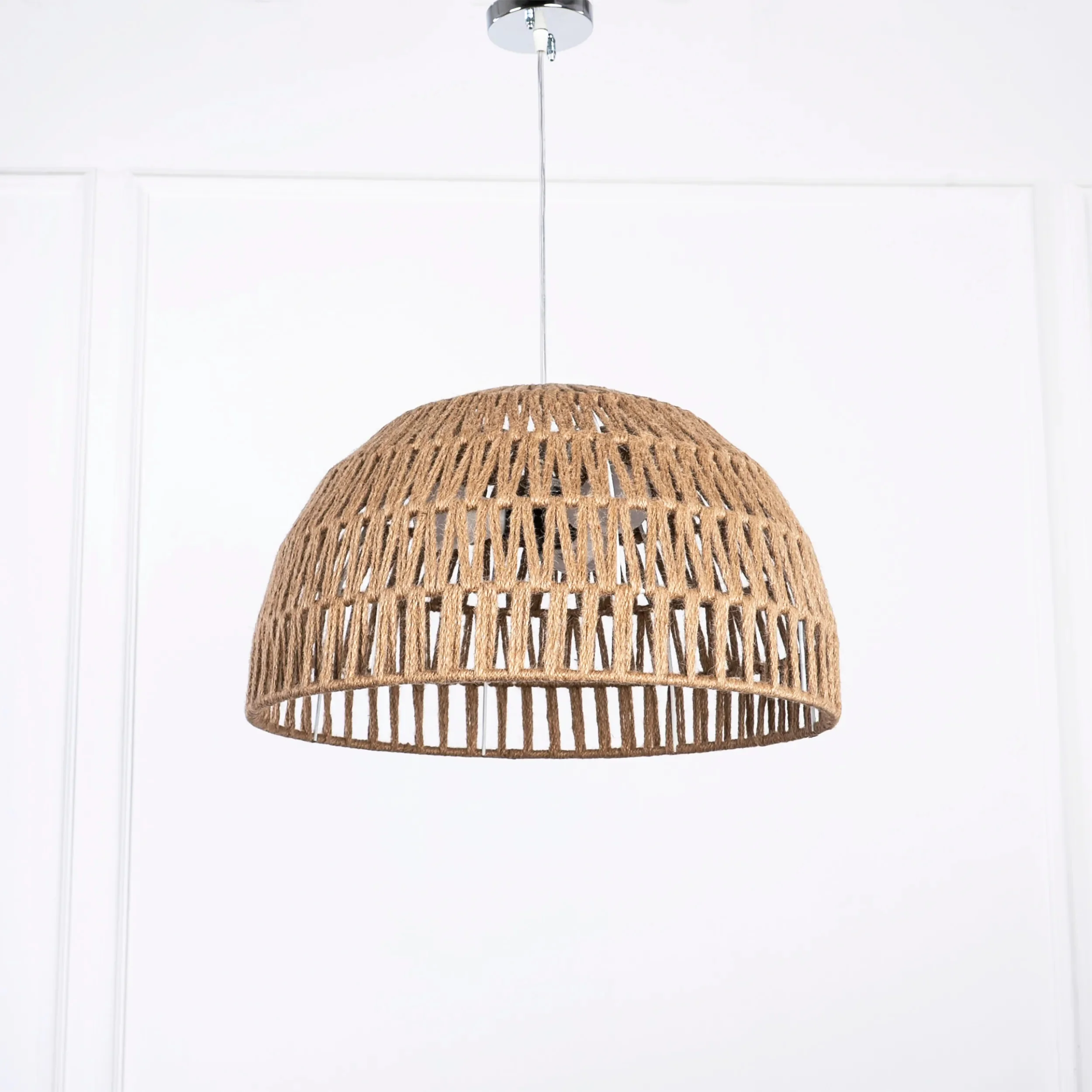 Burlap Boho Ceiling Lamp -VL-TBS-1533502