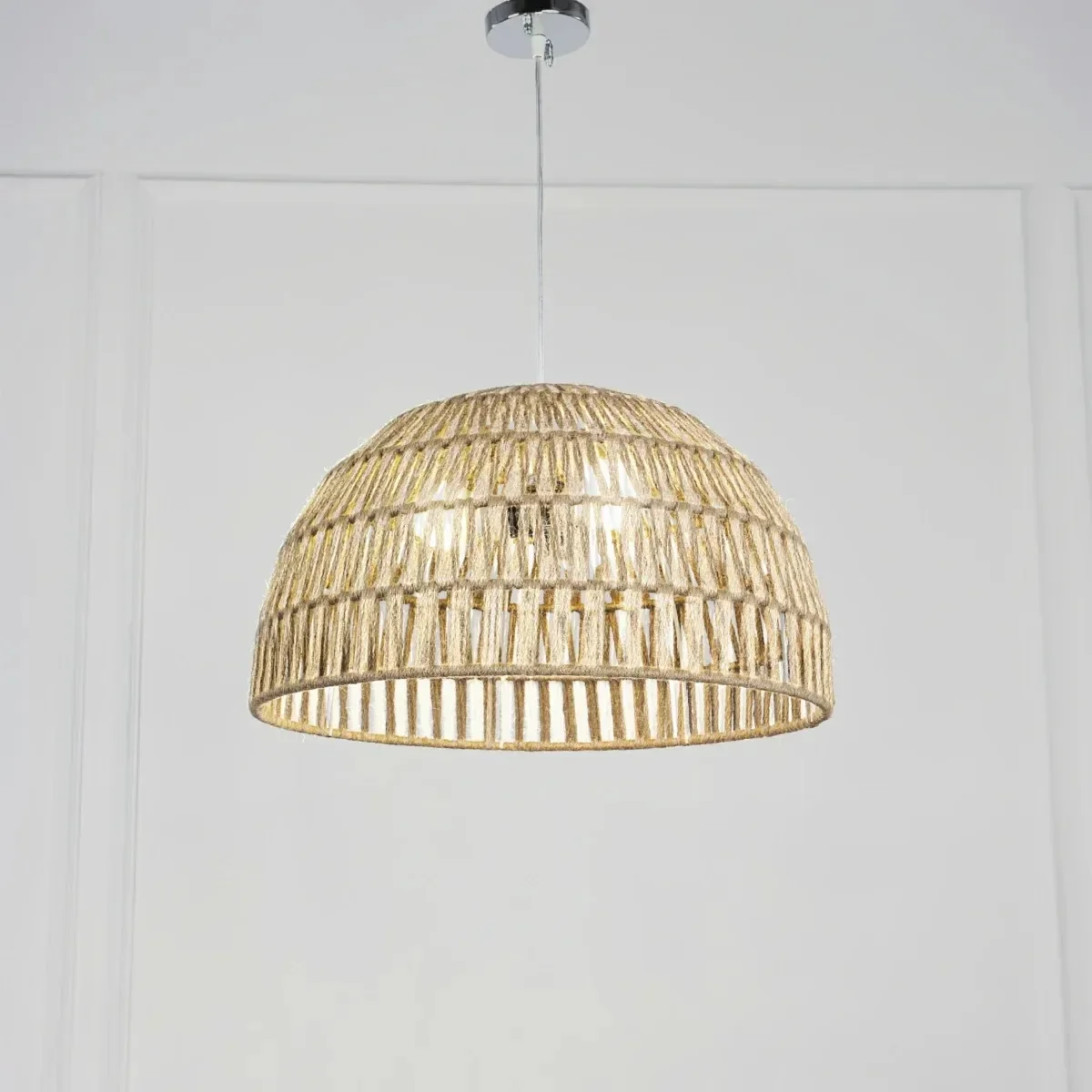 Burlap Boho Ceiling Lamp -VL-TBS-1533502 - Image 2