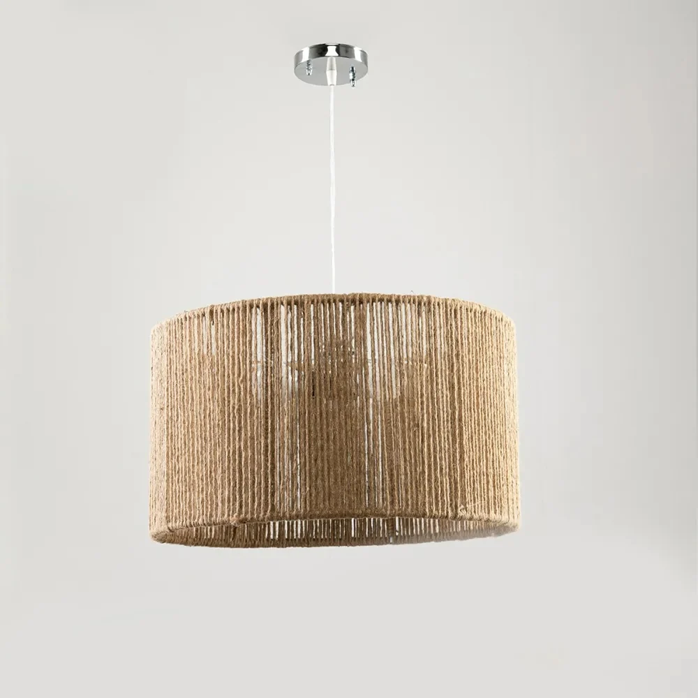 Burlap Boho Ceiling Lamp -VL-TBS-1508477