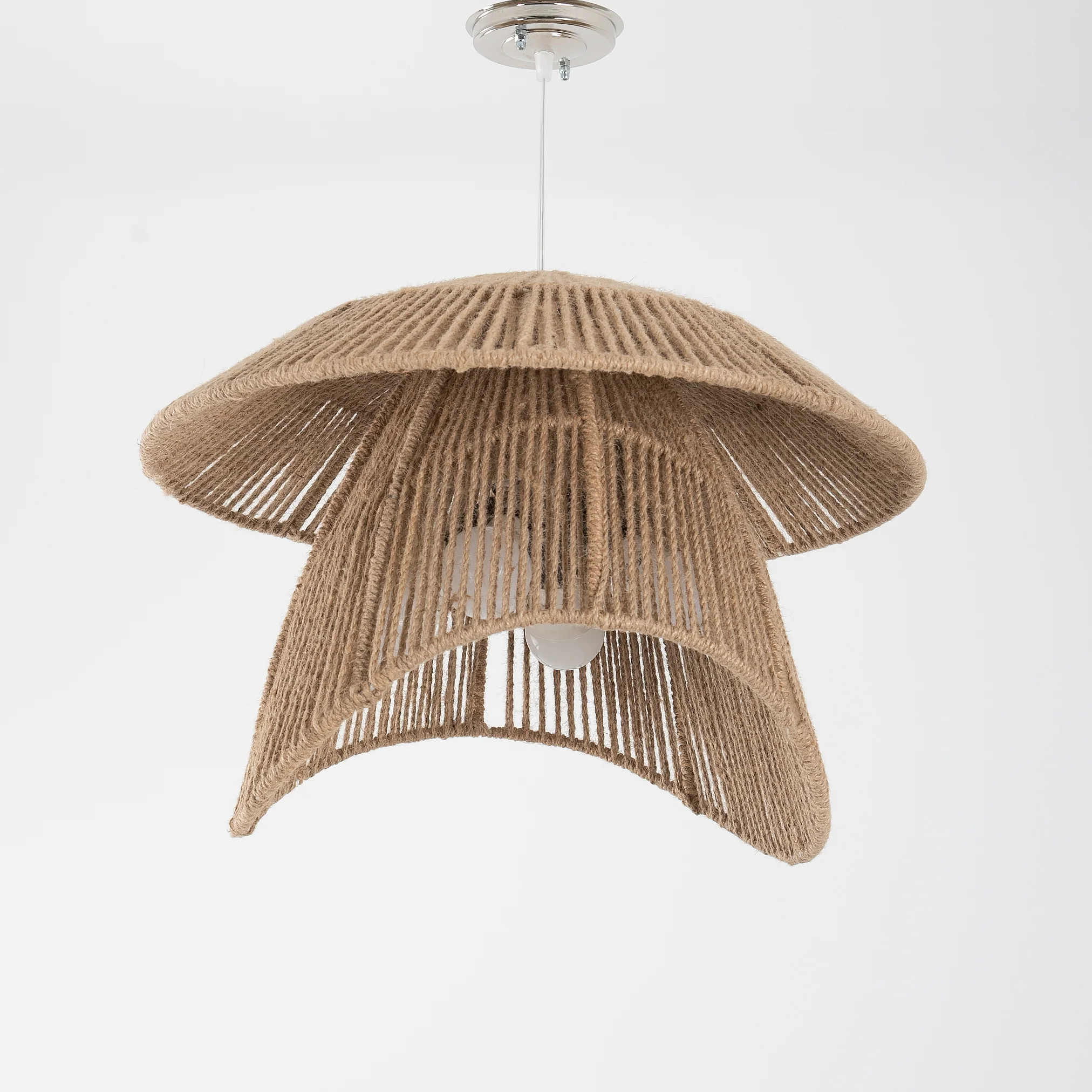 Burlap Boho Ceiling Lamp -VL-TBS-1482451