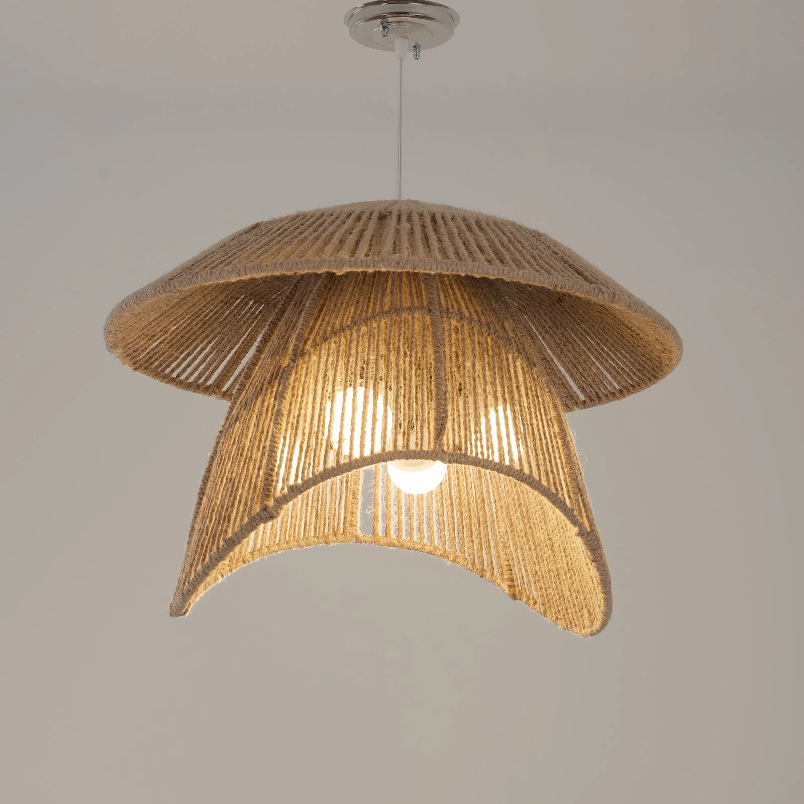 Burlap Boho Ceiling Lamp -VL-TBS-1482451 - Image 2
