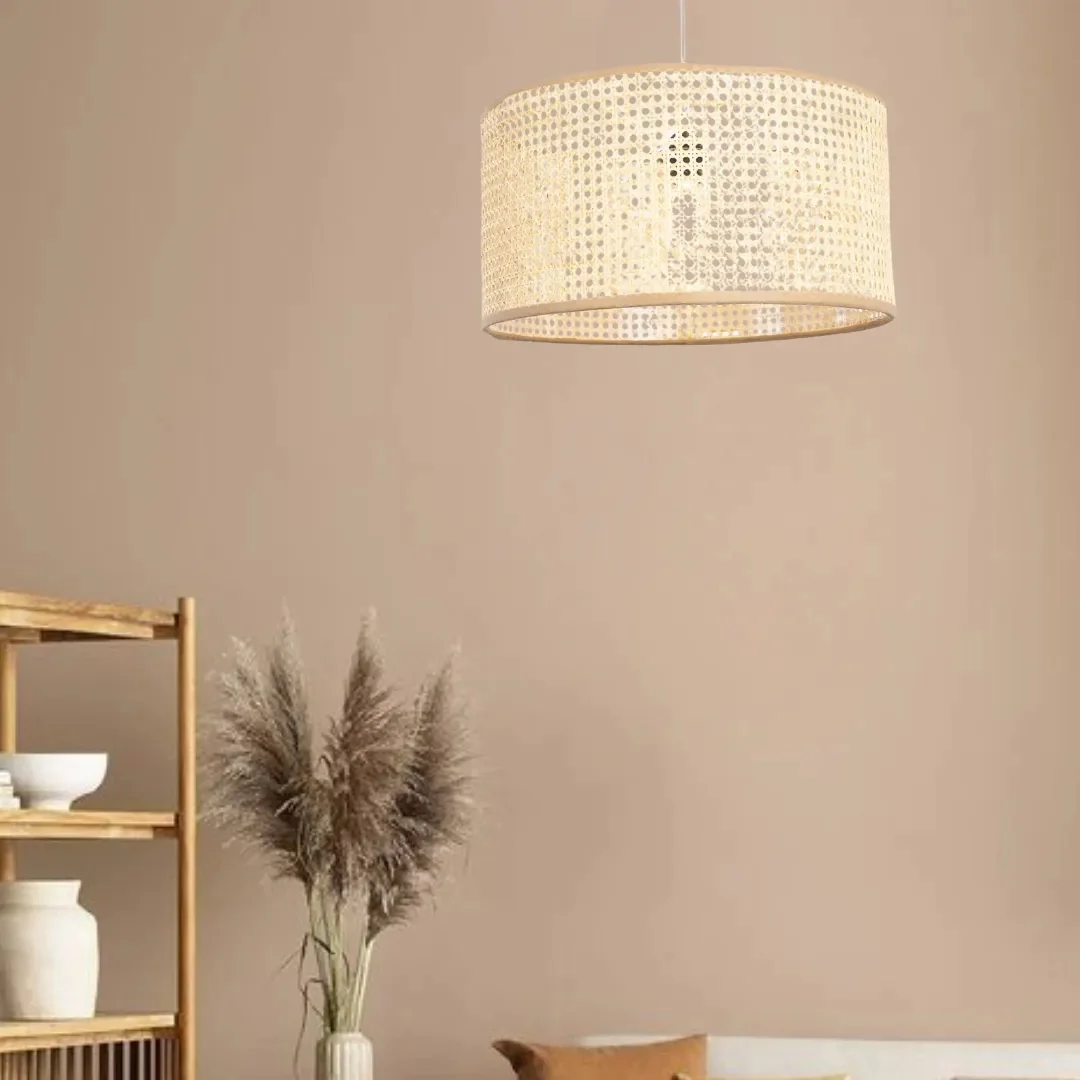 Rattan Boho Ceiling Lamp -VL-TBS-1391360 - Image 2