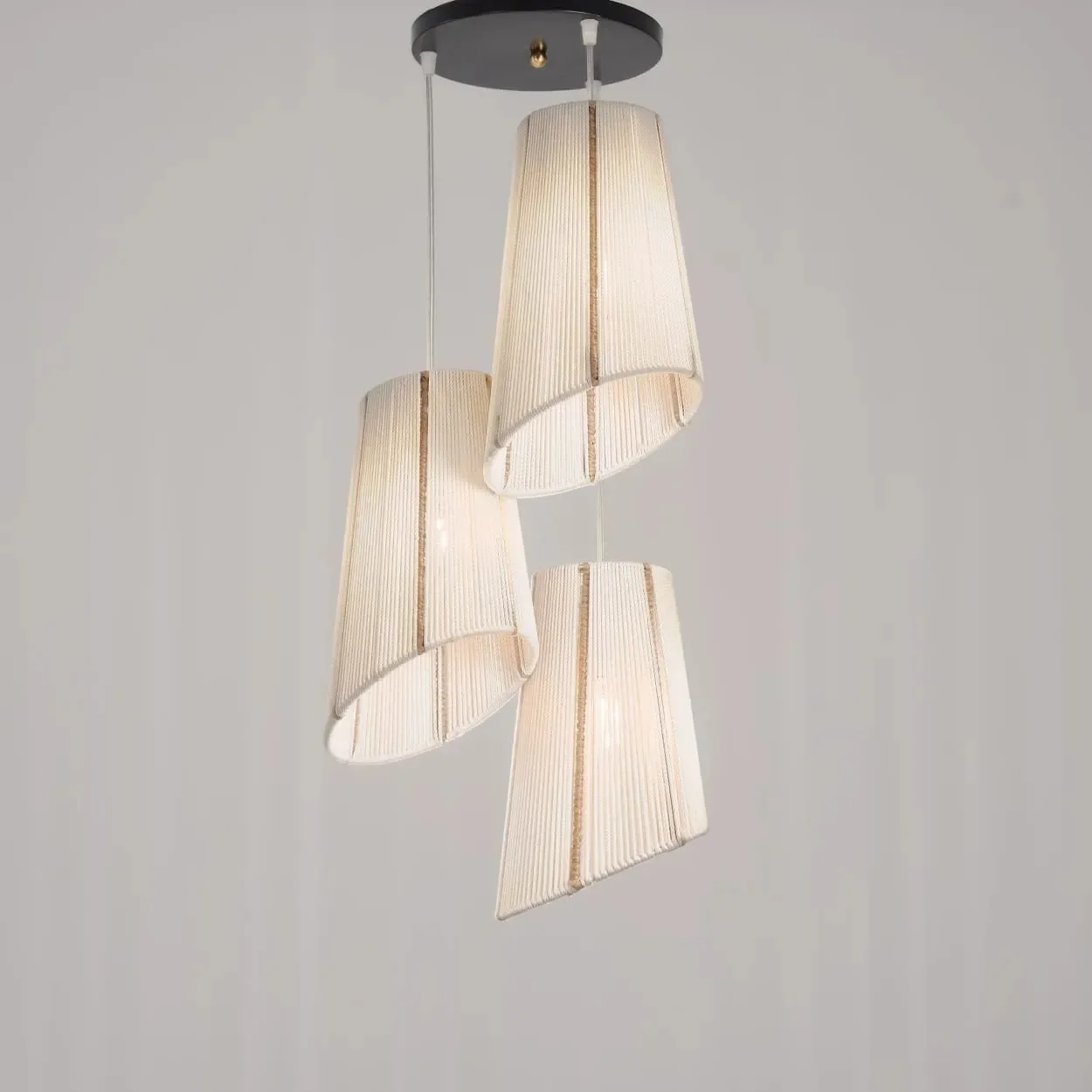 Makrami Boho Ceiling Lamp -VL-TBS-1427396