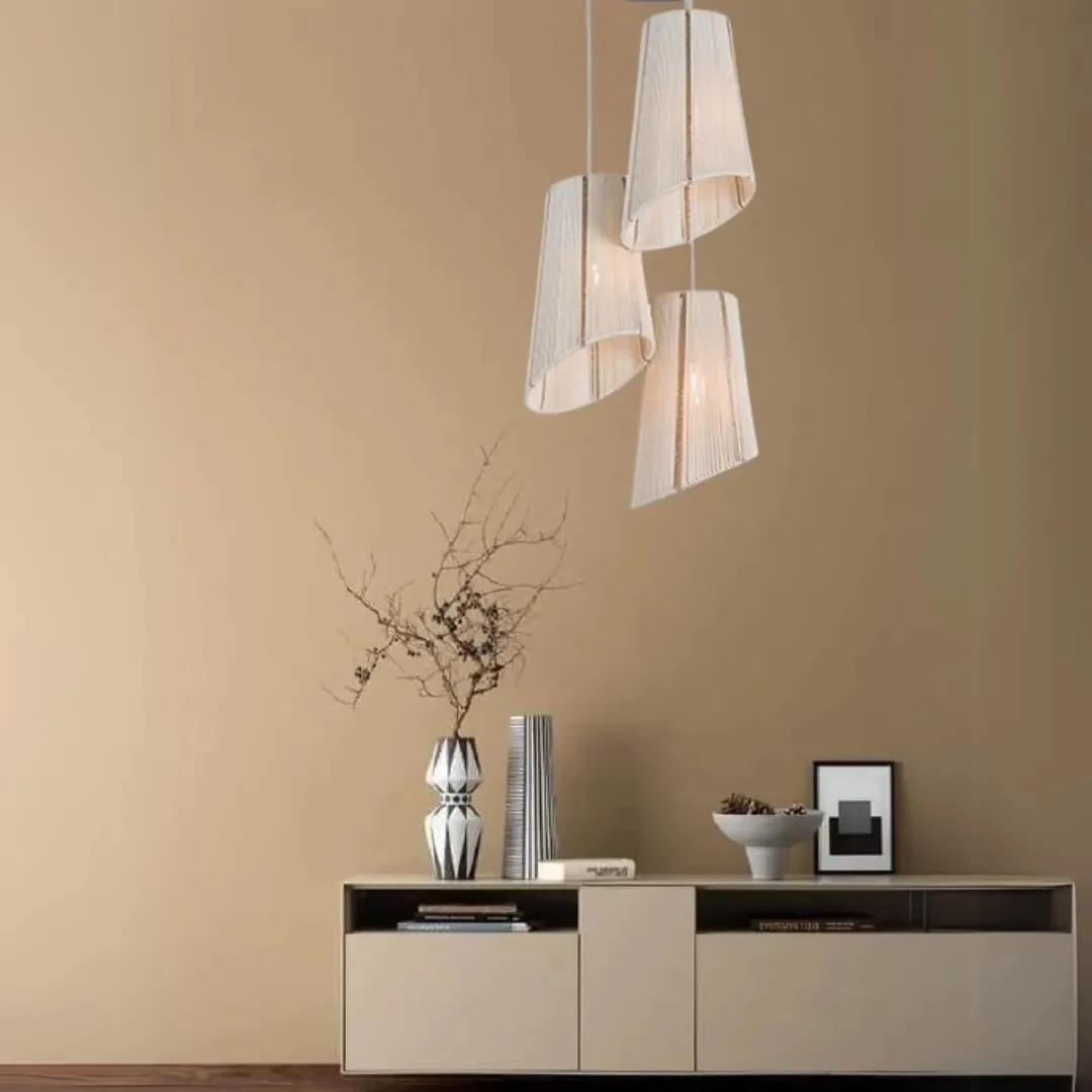 Makrami Boho Ceiling Lamp -VL-TBS-1427396 - Image 2