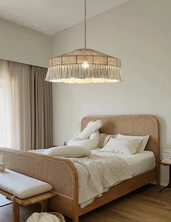 Burlap Boho Ceiling Lamp -VL-TBS-1536505 - Image 2