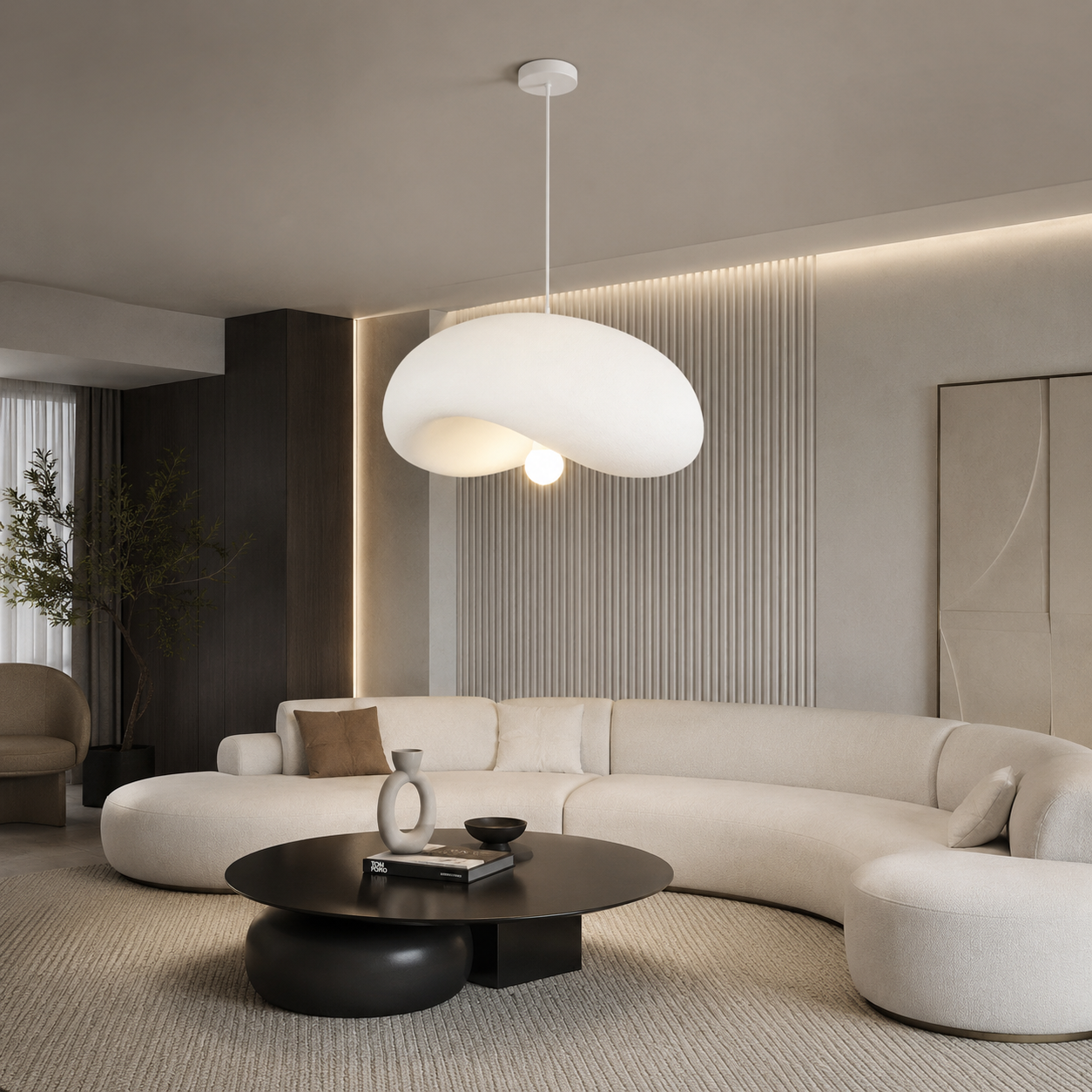 Fiberglass Ceiling Lamp -VL-TBS-321291 - Image 2