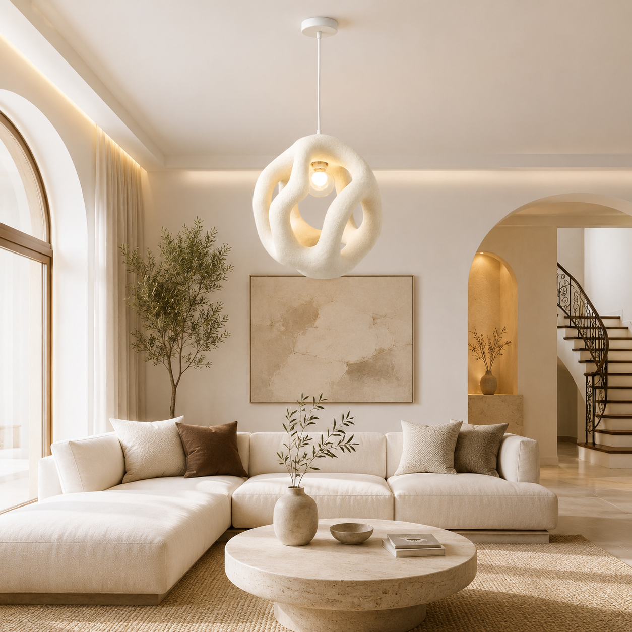 Fiberglass Ceiling Lamp -VL-TBS-316286 - Image 2