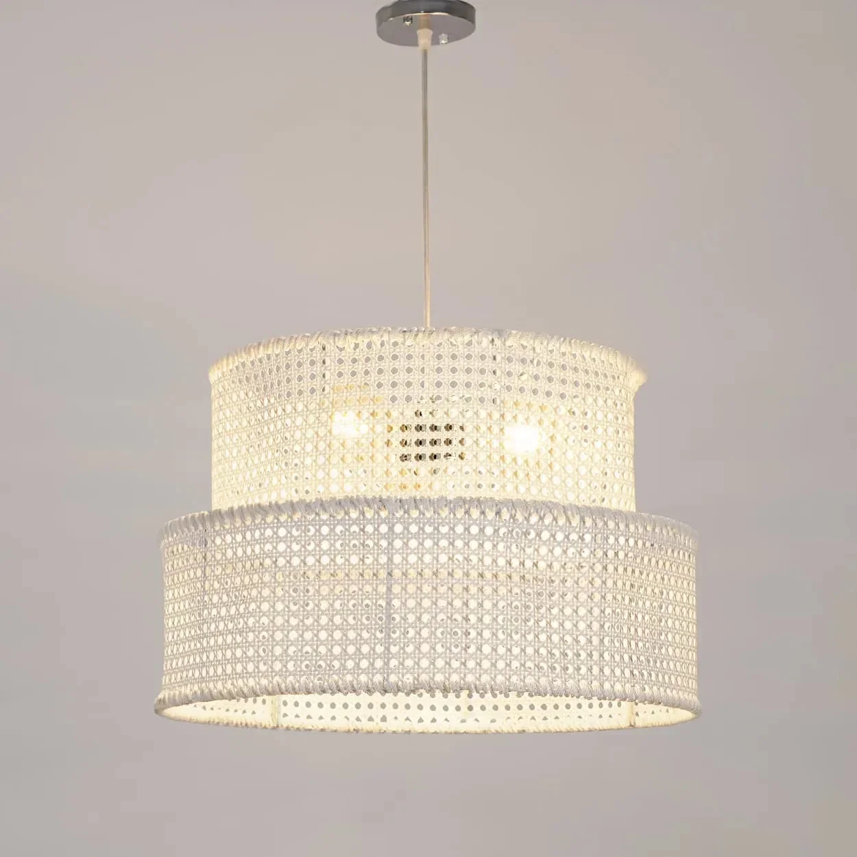 Rattan Boho Ceiling Lamp -VL-TBS-1384353 - Image 2