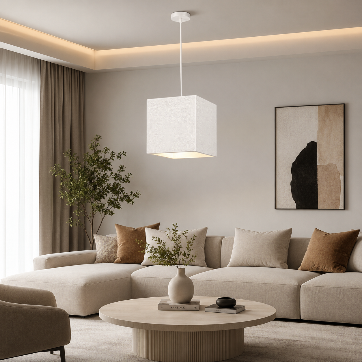 Fiberglass Ceiling Lamp -VL-TBS-300270 - Image 2
