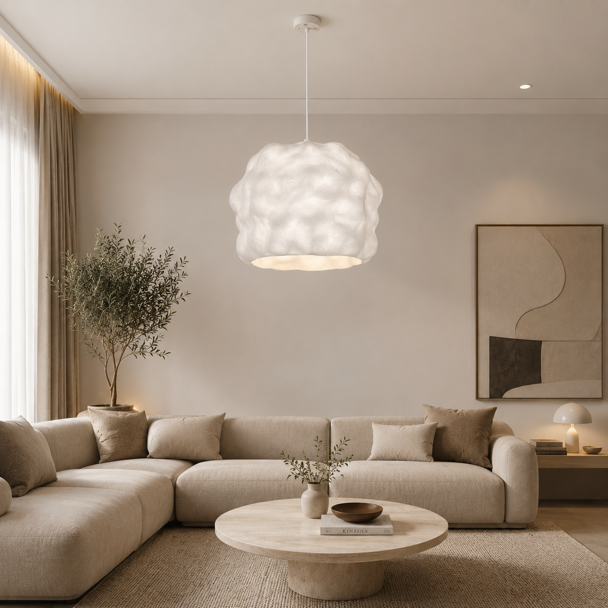 Fiberglass Ceiling Lamp -VL-TBS-395365 - Image 2