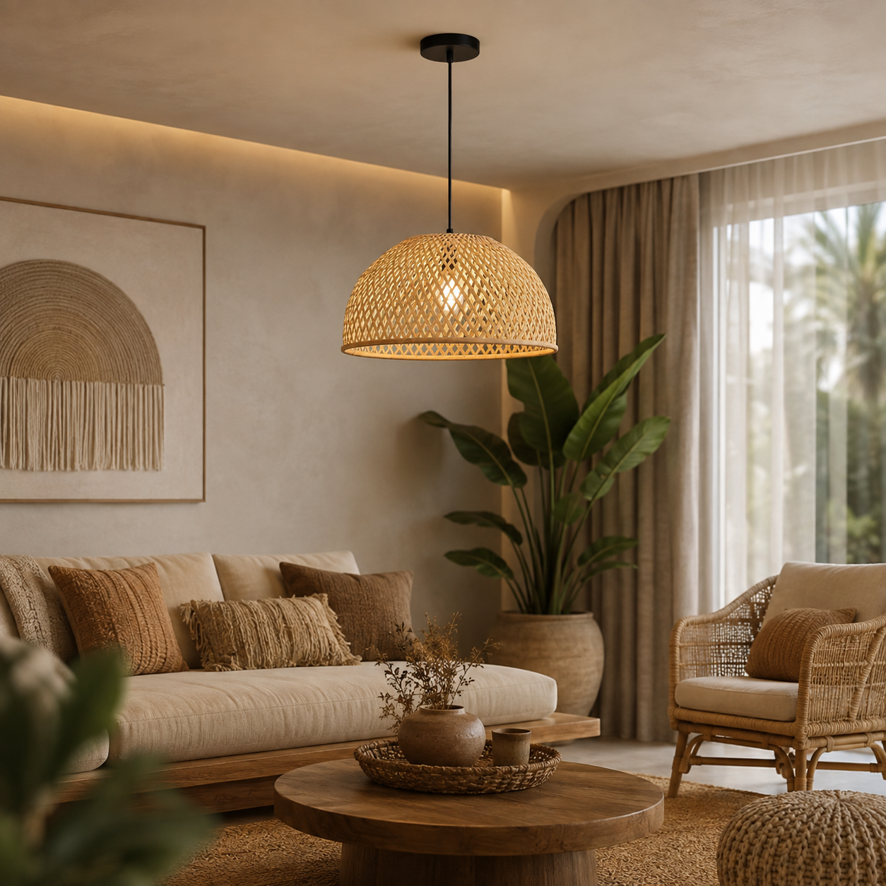 Bambo Boho Ceiling Lamp -VL-TBS-403373 - Image 2