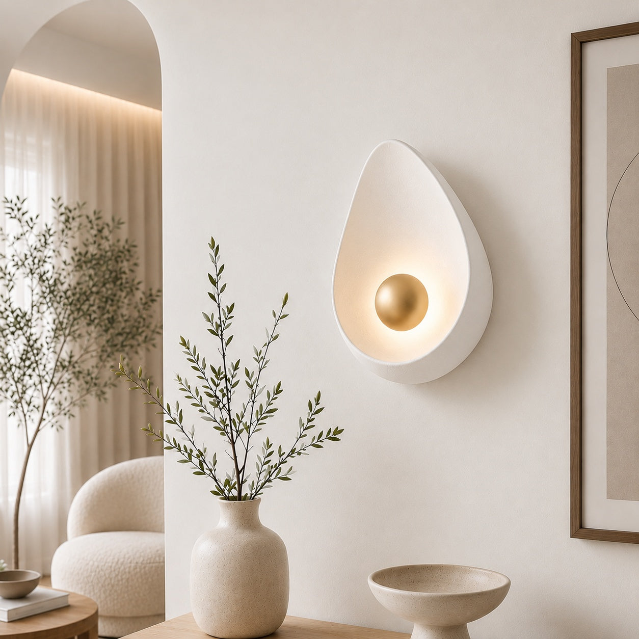 Fiberglass Wall Lamp -VL-TBS-251221 - Image 2