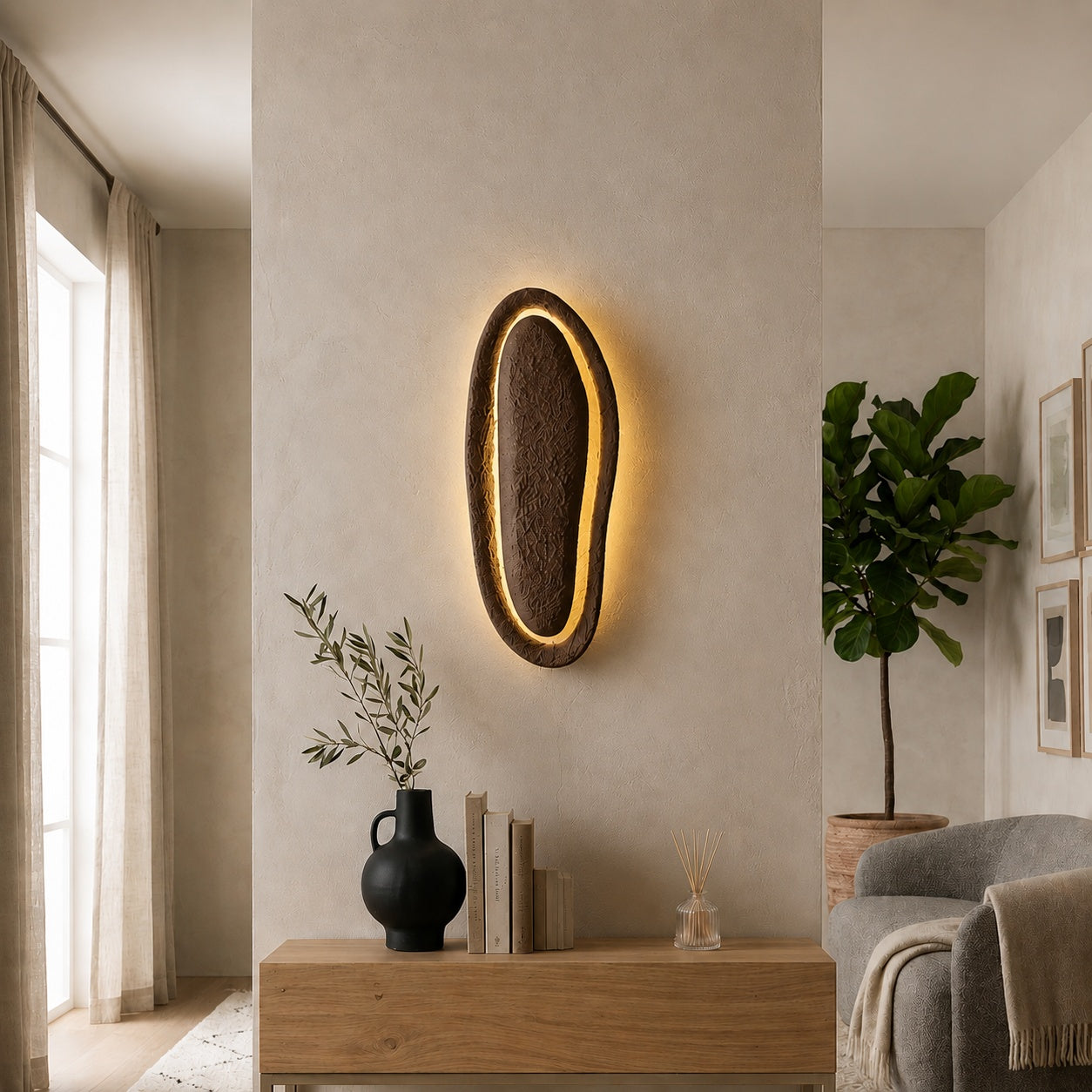 Fiberglass Wall Lamp -VL-TBS-279249 - Image 2