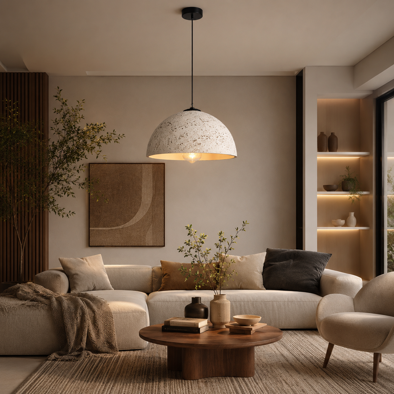 Fiberglass Ceiling Lamp -VL-TBS-373343 - Image 2