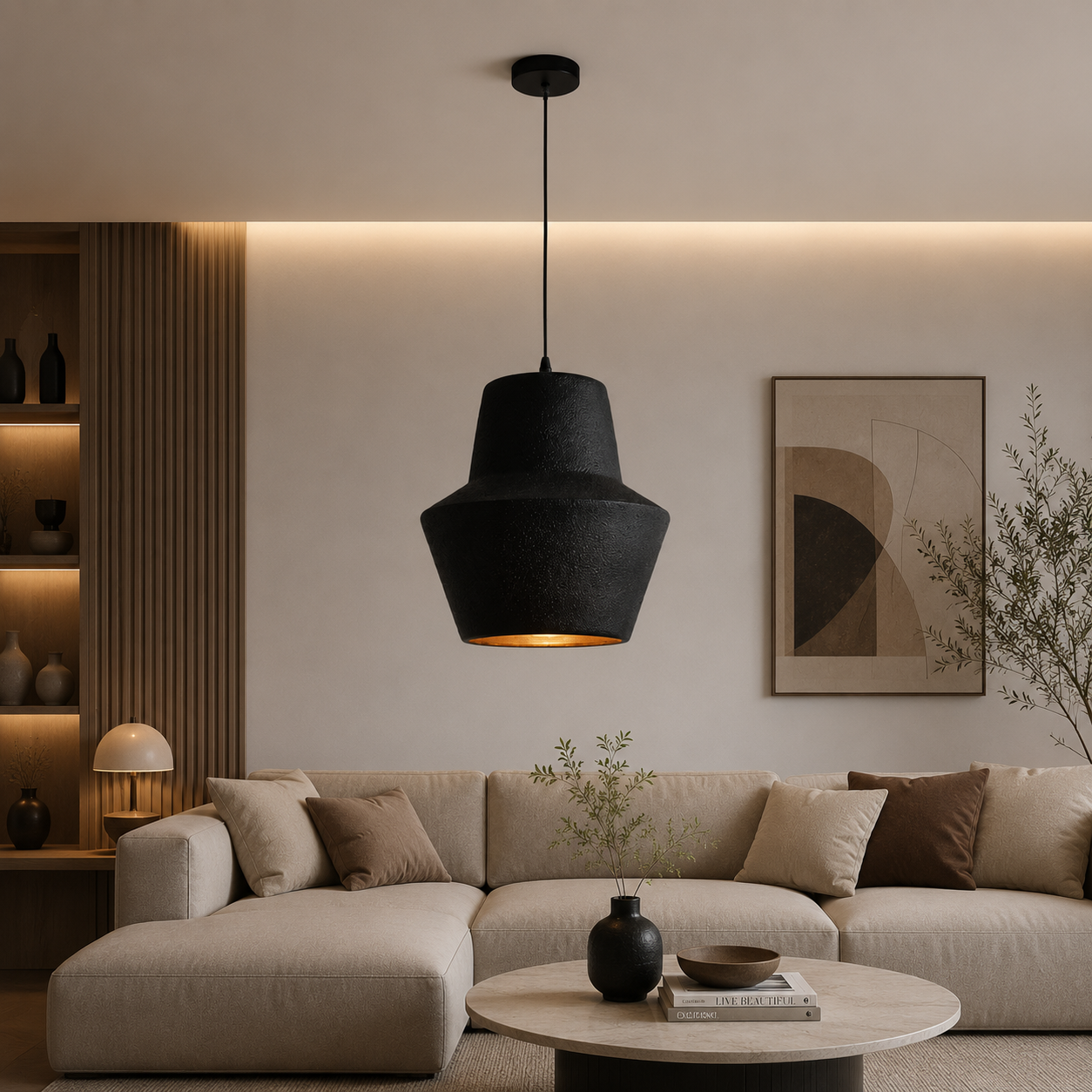 Fiberglass Ceiling Lamp -VL-TBS-356326 - Image 2