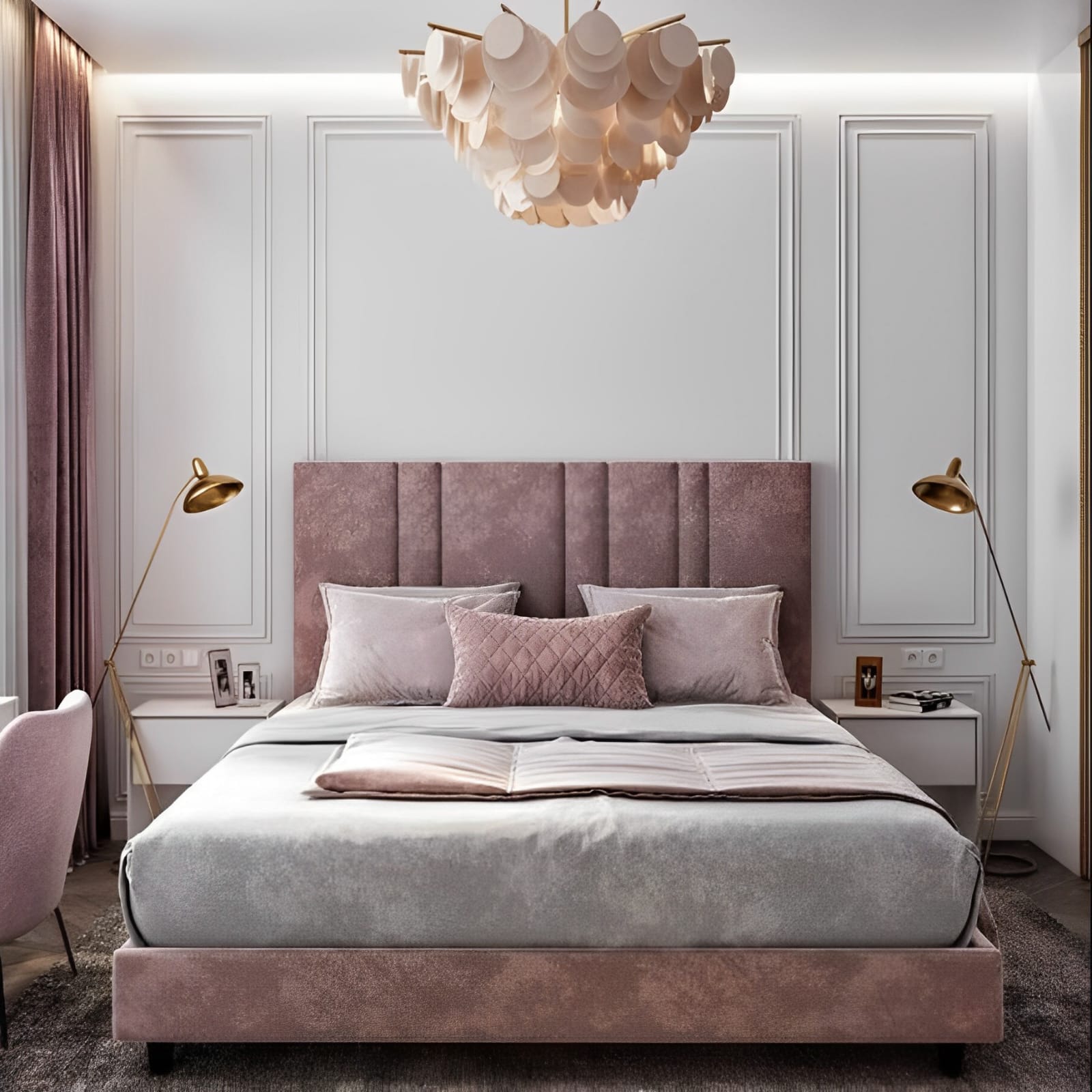 Multi-Size Upholstered Bed
