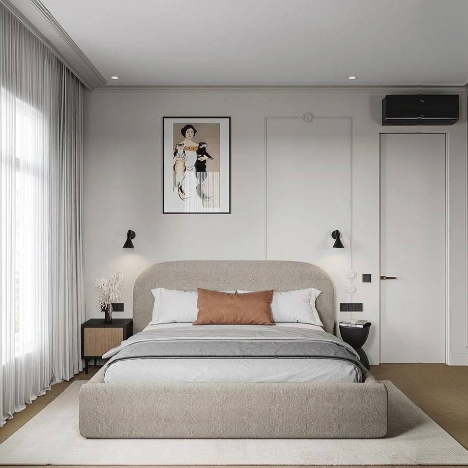 Multi-Size Upholstered Bed
