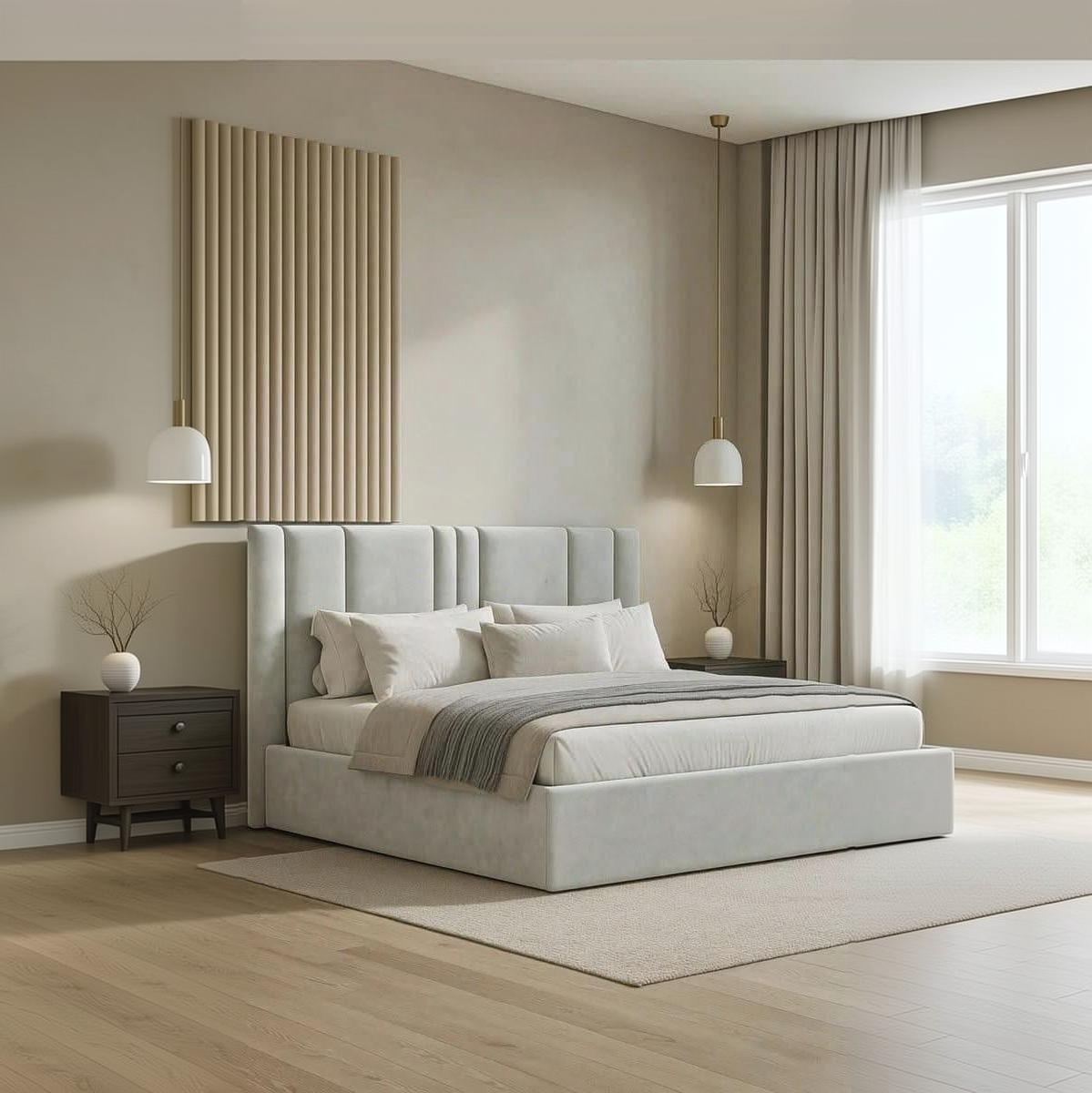 Multi-Size Upholstered Bed