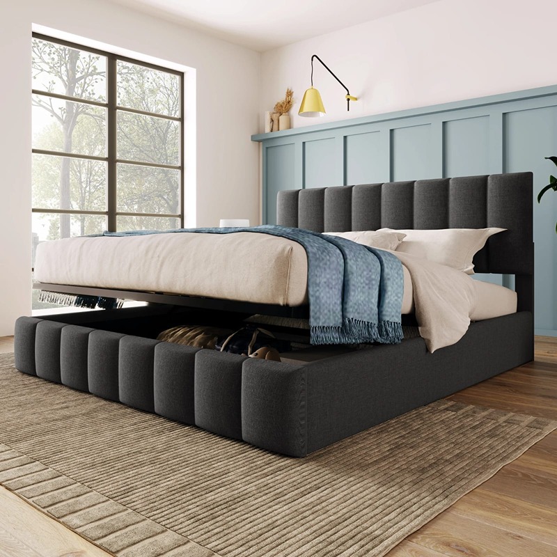 Multi-Size Upholstered Bed