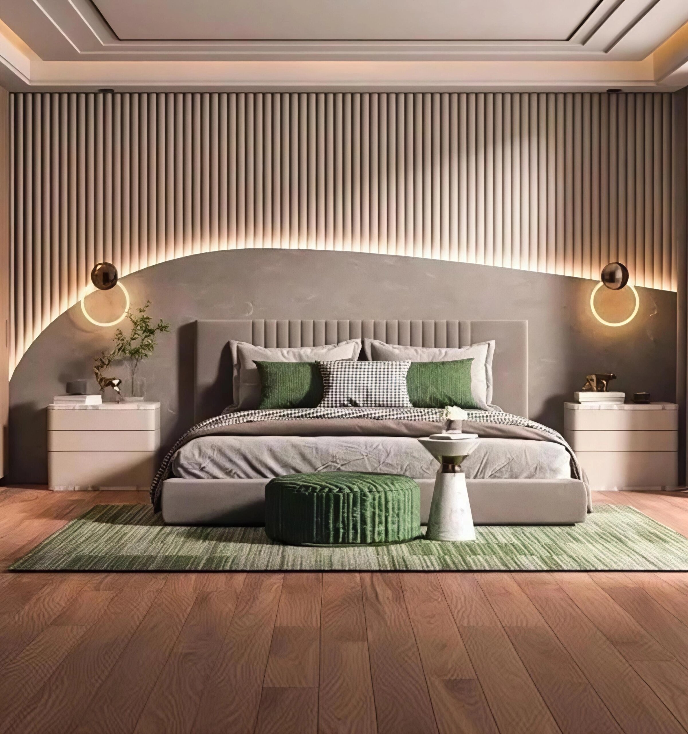 Multi-Size Upholstered Bed