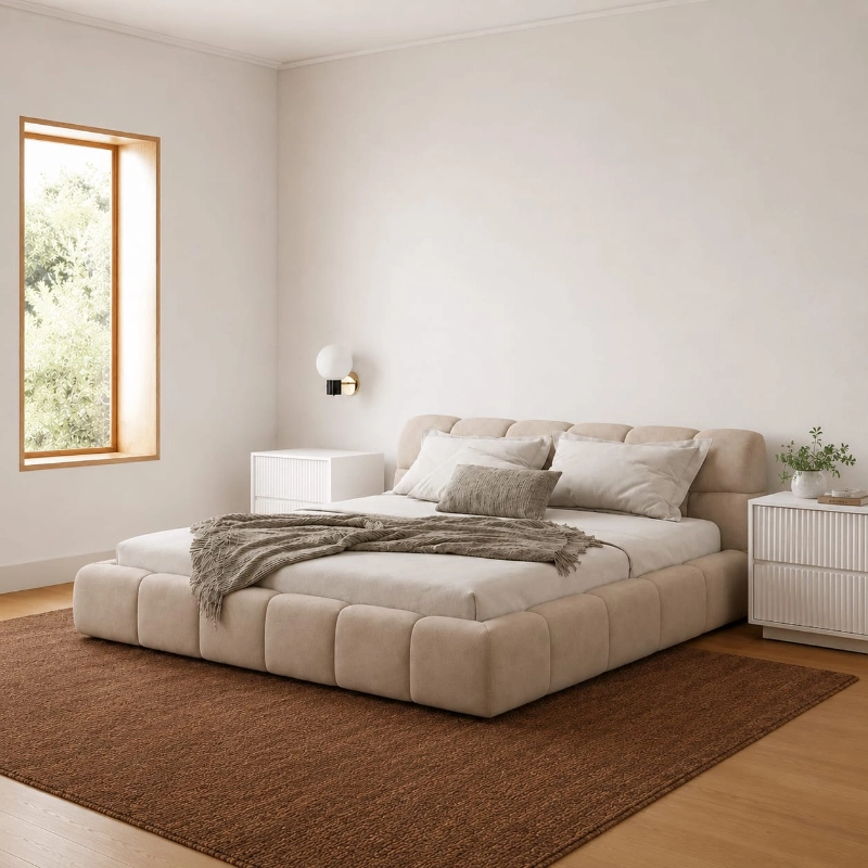 Multi-Size Upholstered Bed