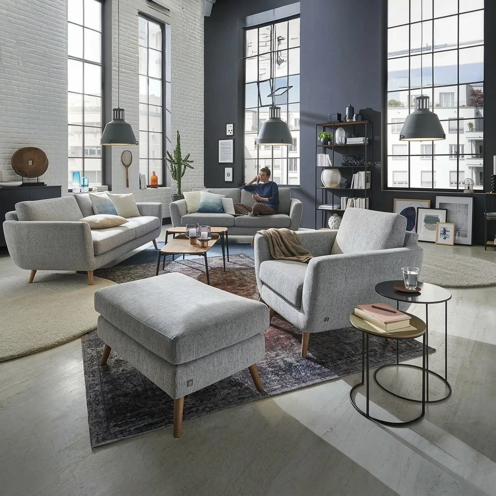 Livingroom Set - Grey